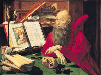 St. Jerome by Marinus van Roejmerswaelen